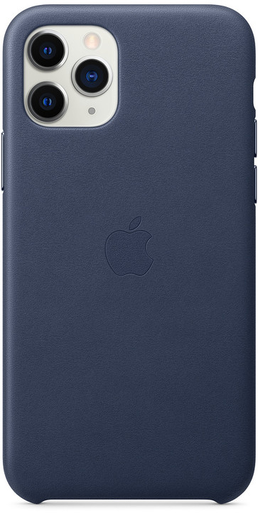 Apple kožený kryt na iPhone 11 Pro, půlnočně modrá_699366287