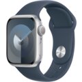 Apple Watch Series 9, 41mm, Silver, Storm Blue Sport Band - S/M_22551999