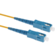 Masterlan optický patch cord, SCupc/SCupc, Simplex, Singlemode 9/125, 1m_1119858500