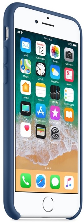 Apple silikonový kryt na iPhone 8/7, kobaltově modrá_1573017630