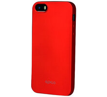 EPICO pružný plastový kryt pro iPhone 5/5S/SE EPICO GLAMY - červený_744898049