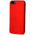 EPICO pružný plastový kryt pro iPhone 5/5S/SE EPICO GLAMY - červený