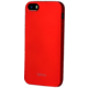 EPICO pružný plastový kryt pro iPhone 5/5S/SE EPICO GLAMY - červený