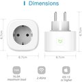 Meross Smart Plug Wi-Fi without energy monitor Apple HomeKit chytrá zásuvka_414898924