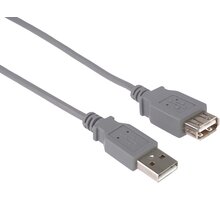 PremiumCord USB 2.0, A-A prodlužovací - 5m (stíněný)