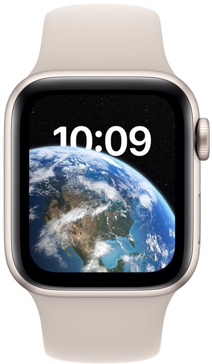 Apple Watch SE 2022, Cellular, 40mm, Starlight, Starlight Sport Band_1403403083