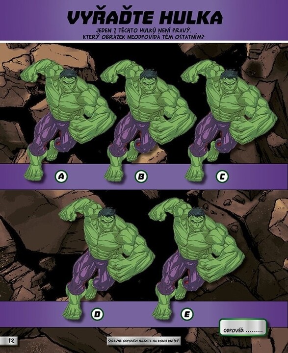 Kniha Marvel Avengers: Hulk - 1001 samolepek_2103060