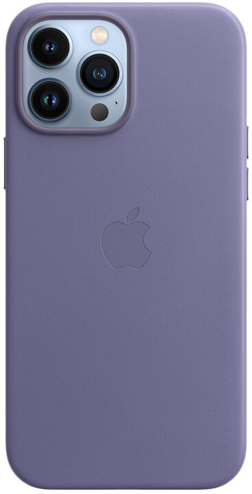Apple kožený kryt s MagSafe pro iPhone 13 Pro Max, šeříkově nachová_1118896998
