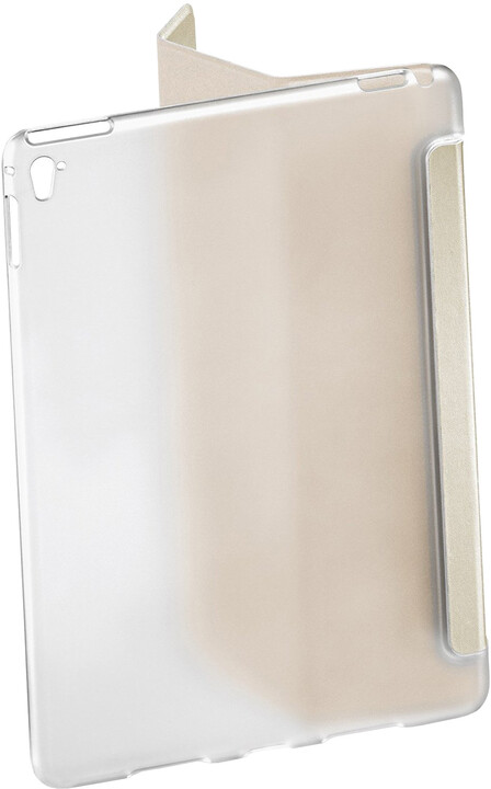 CellularLine CLEAR VIEW průhledný kryt se stojánkem pro iPad Pro 9,7&quot;, zlatá_501736941