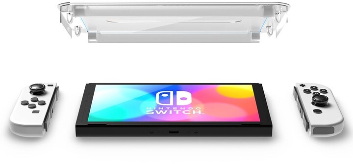 Spigen ochranné sklo tR EZ Fit pro Nintendo Switch OLED, 2ks_1570088072