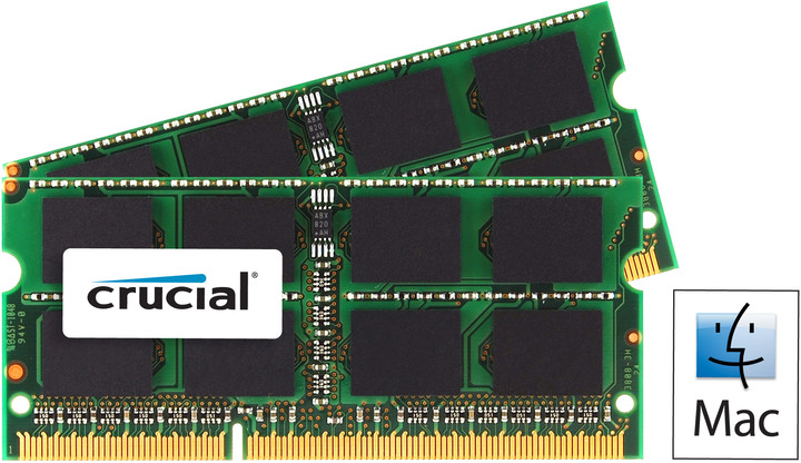 Crucial Mac Compatible 16GB (2x8GB) DDR3 1600 SO-DIMM Dual Voltage_687257666