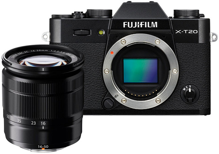Fujifilm X-T20 + XC 16-50mm, černá_929269270