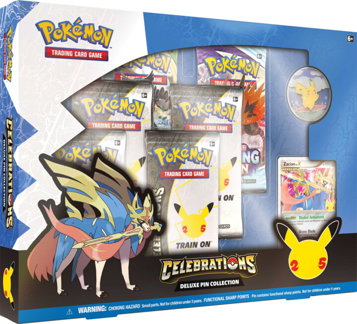 Karetní hra Pokémon TCG: Celebrations Deluxe Pin Collection Zacian_817048660