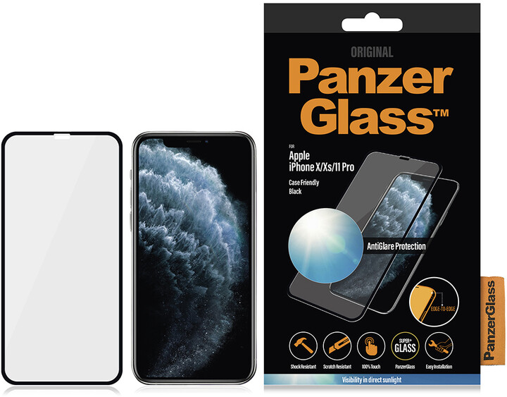 PanzerGlass Edge-to-Edge pro Apple iPhone 11 Pro/ X/ XS, černá_94623327
