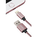 YENKEE YCU 601 RE USB / lightning kabel 1 m, růžová_1467576713