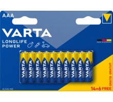 VARTA baterie Longlife Power AAA, 14+6ks