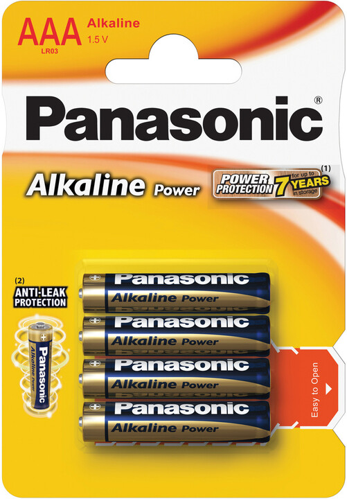 Panasonic baterie LR03 4BP AAA Alk Power alk_1167614498