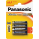 Panasonic baterie LR03 4BP AAA Alk Power alk