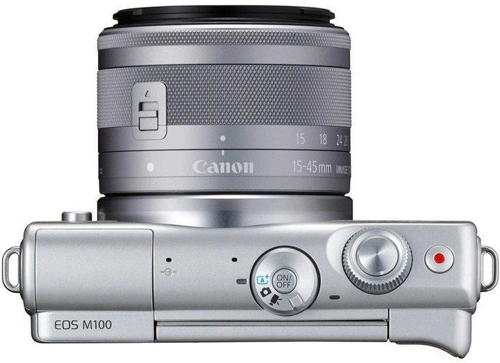Canon EOS M100 + EF-M 15-45mm IS STM + EF-M 55-200mm IS STM, šedá_1174583814