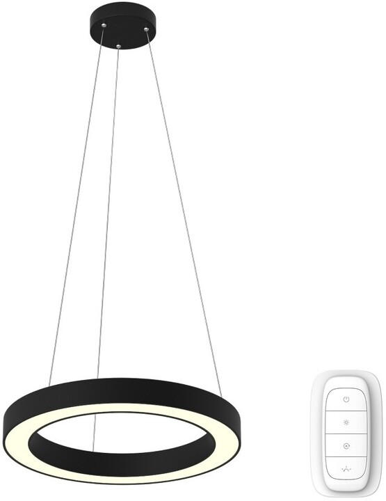 IMMAX NEO PASTEL Smart závěsné svítidlo 60cm 52W černé Zigbee 3.0_632116079