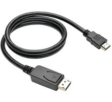 C-TECH kabel DisplayPort/HDMI, 1m, černá CB-DP-HDMI-10