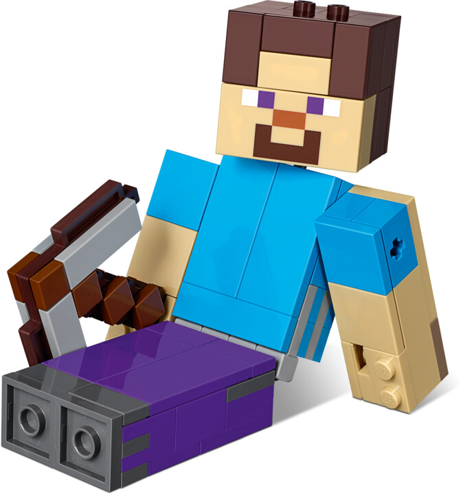 LEGO® Minecraft® 21148 Minecraft velká figurka: Steve s papouškem_1580874696