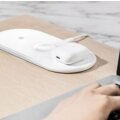Baseus Smart 3-in-1 Wireless Charger for iPhone + Apple Watch + AirPods (18W MAX) , bílá_1102780072