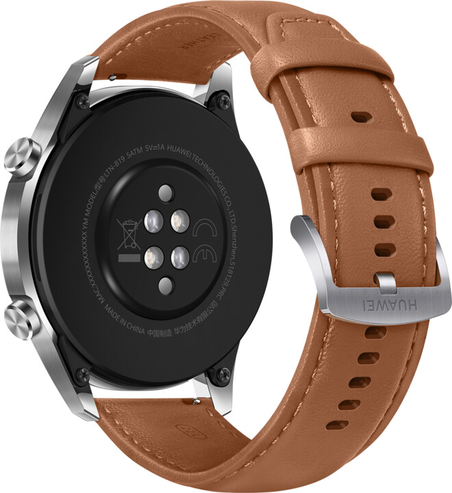 Huawei Watch GT 2 Leather Strap, Brown_1621333136