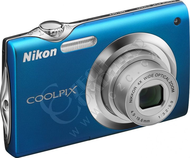 Nikon Coolpix S3000, modrý_900862860