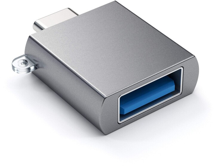 Satechi Type-C - Type A USB Adapter, šedá_1022403924