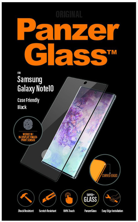 PanzerGlass ochranné sklo Premium pro Samsung Galaxy Note10, FingerPrint Ready, černá_658444622