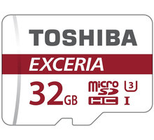 Toshiba Micro SDHC Exceria M302 32GB 90MB/s UHS-I U3 + adaptér_23812372