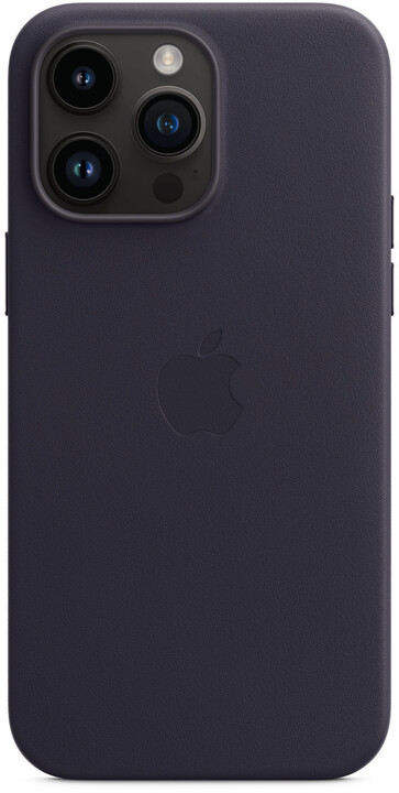 Apple kožený kryt s MagSafe pro iPhone 14 Pro Max, inkoustově fialová_1057561626