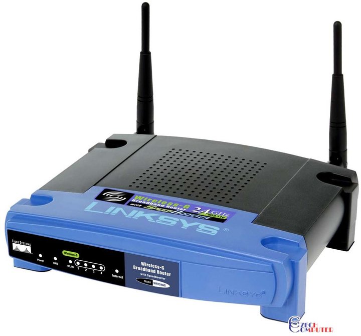 Linksys WRT54GS AP+Router+Switch, SpeedBooster_1208509307