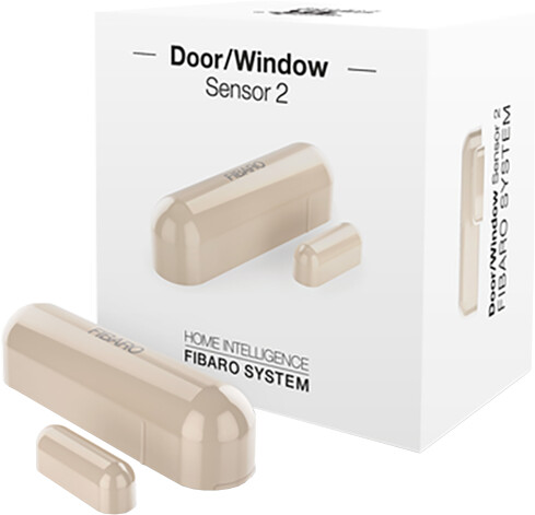 FIBARO bateriový Senzor 2 na okna a dveře, Z-Wave Plus, krémová_486582212