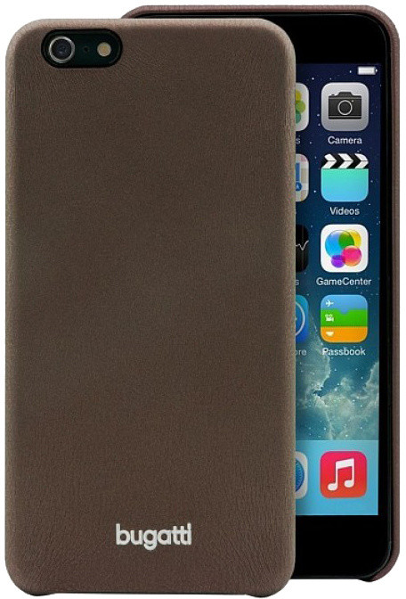 Bugatti zadní kryt soft cover Nice pro iPhone 6 4.7&quot;, hnědá_528668532