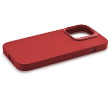 Cellularline zadní silikonový kryt Sensation Plus pro Apple iPhone 15, červená SENSPLUSIPH15R