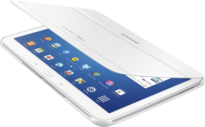Samsung polohovací pouzdro EF-BP520BW pro Samsung Galaxy Tab 3 10,1&quot;, bílá_1981739333