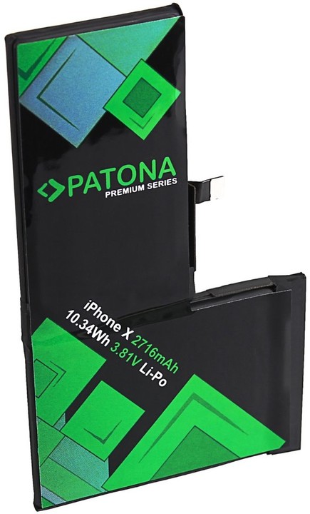 Patona baterie pro mobilní telefon iPhone X, 2716mAh 3,81V Li-Pol + nářadí PREMIUM_1853454798
