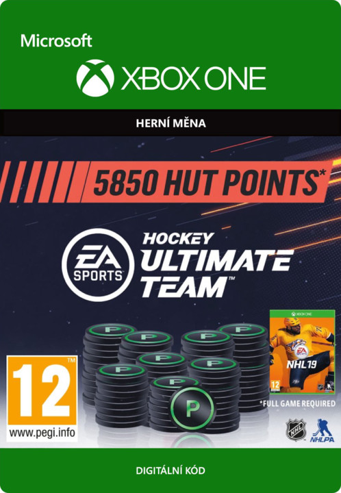 NHL 19 - 5850 HUT Points (Xbox ONE) - elektronicky_2080523131