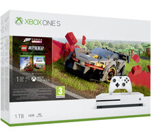 Xbox One S, 1TB, bílá + Forza Horizon 4 + LEGO Speed Champions DLC_335715634