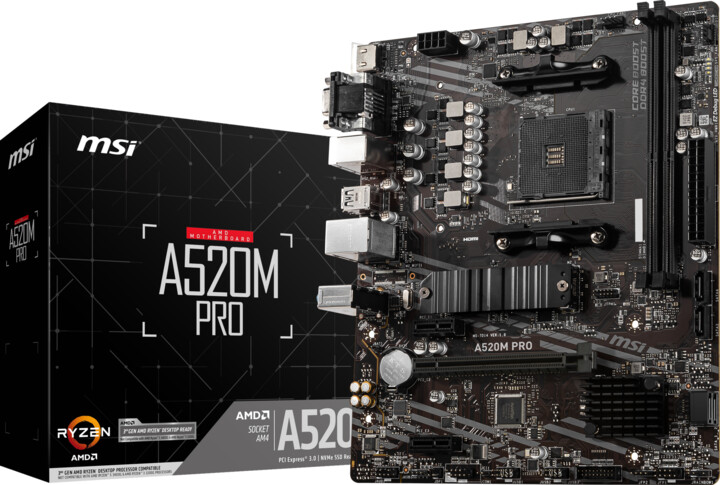 MSI A520M PRO - AMD A520