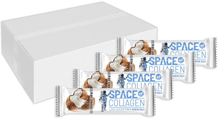 Space Collagen Coconut, tyčinka, kolagenová, kokos, 30x40g_784671668