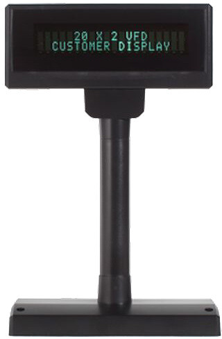 FEC FV-2029M VFD, 2x20, 9mm, USB, černý_576440223