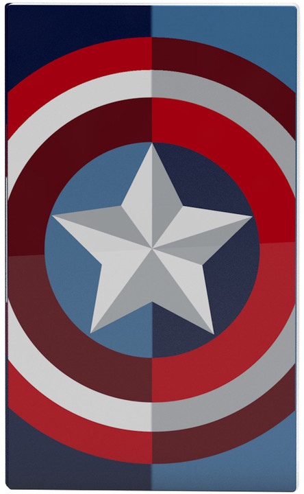 Tribe Marvel Captain America 4000mAh Power Bank - Modrá_1082776176