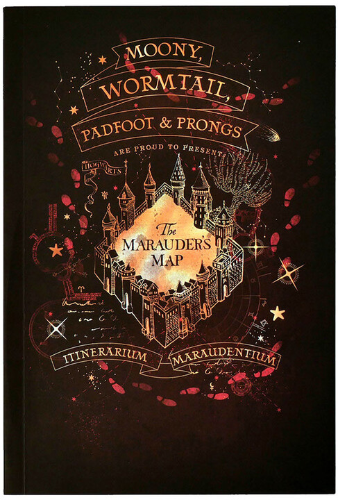 Zápisník Harry Potter - Marauders Map, A5_1895904753