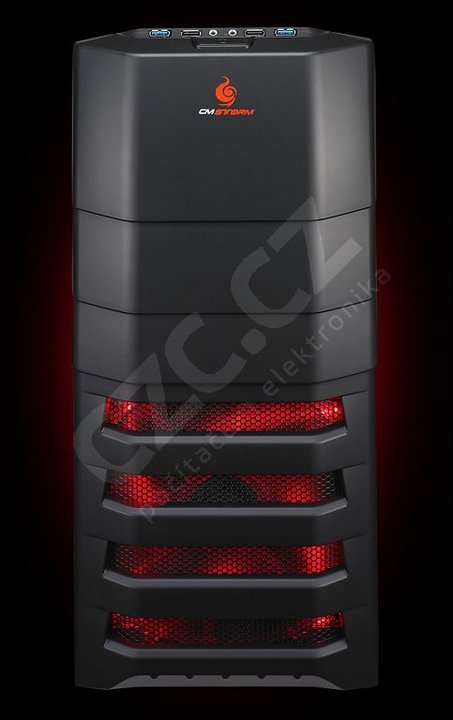 CoolerMaster Storm Enforcer Edition, průhledná bočnice, černá_953042661