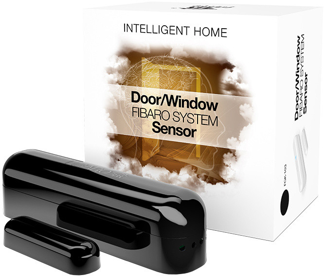 FIBARO Bateriový senzor na okna a dveře, černá_1391386467