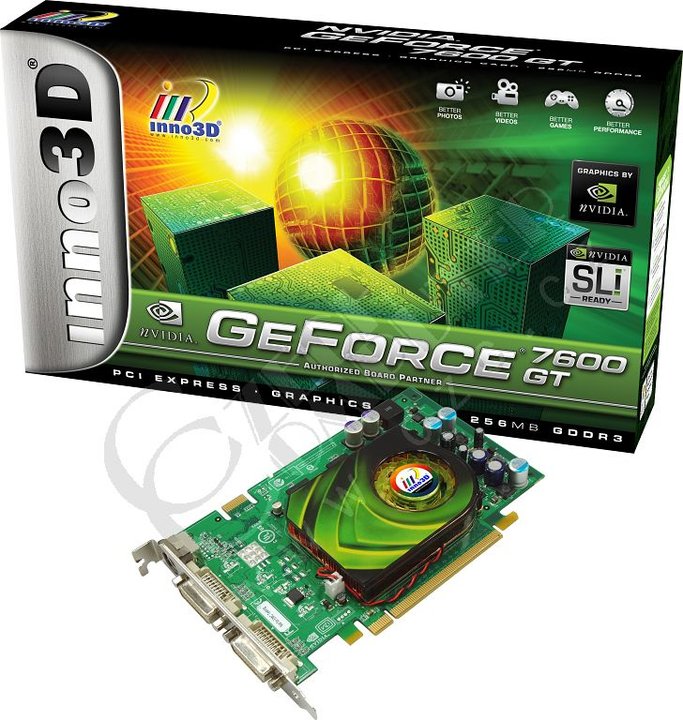 Inno3D GeForce 7600GT 256MB, PCI-E_269002149