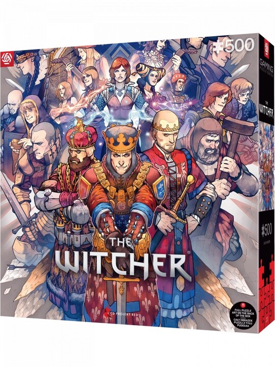 Puzzle The Witcher - Severní království, 500 dílků_2102668947